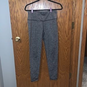 grey heathered leggings